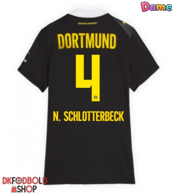 Borussia Dortmund Nico Schlotterbeck #4 Udebanetrøje Dame 2026-27 Kort ærmer